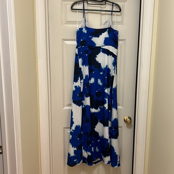 NWT Banana Republic Factory Floral Maxi Dress Size 8 - Picture 6 of 12